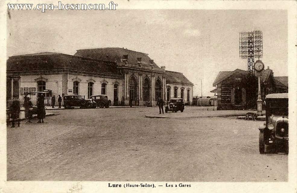Lure ( Haute-Saône). - Les 2 Gares